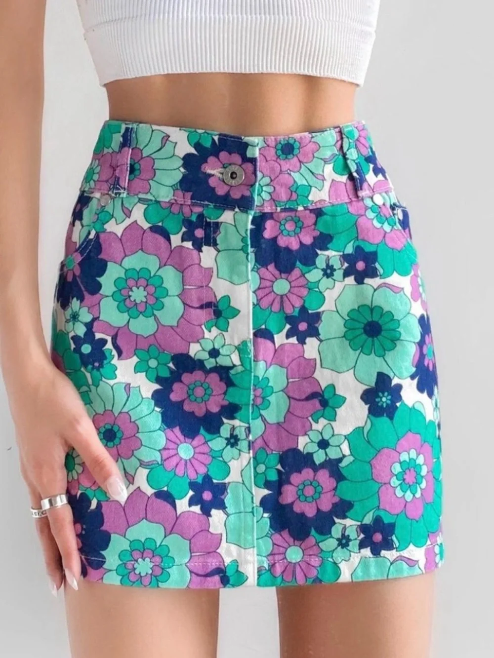The Ragged Priest | ‘70s Floral Skirt